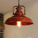 Rylie Rustic Pendant - Industrial Charm For Restaurants & Homes Rust