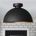 Modern Elegance: Black Dome Flush Mount Ceiling Light