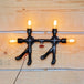 Illuminate Your Space With Industrial Charm: The 4 - Bulb Black Water Pipe Wall Sconce Lamp