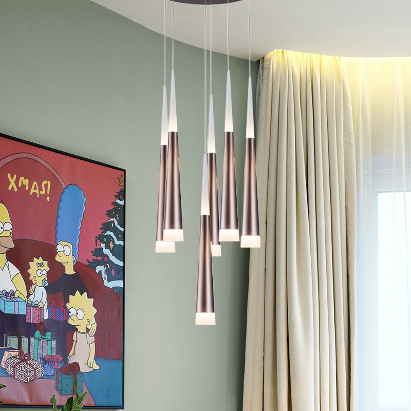 Noémie: Striking Hanging Pendant Light With Adjustable Lights