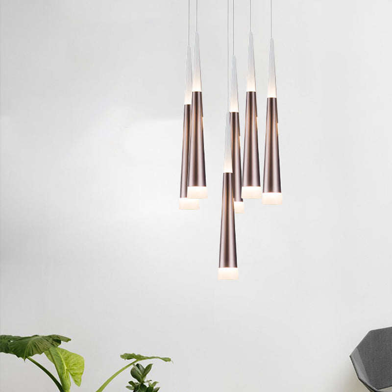 Noémie: Striking Hanging Pendant Light With Adjustable Lights