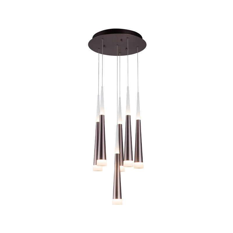 Noémie: Striking Hanging Pendant Light With Adjustable Lights