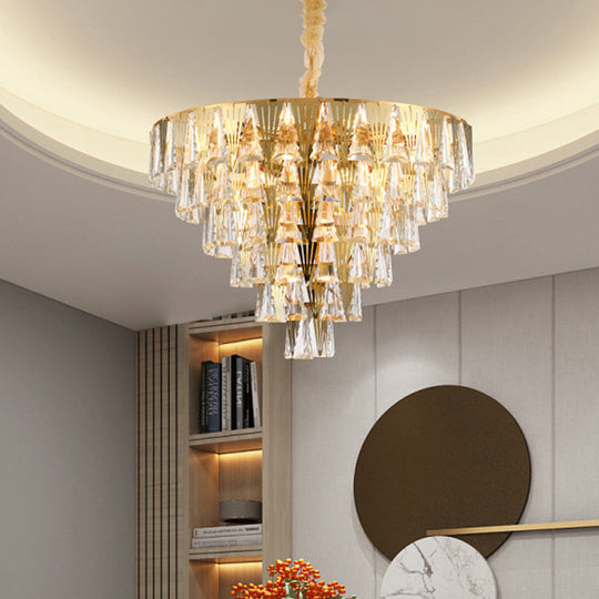 Leia Sparkling 8 - Light Crystal Chandelier - Elegant Ambiance For Your Dining Room