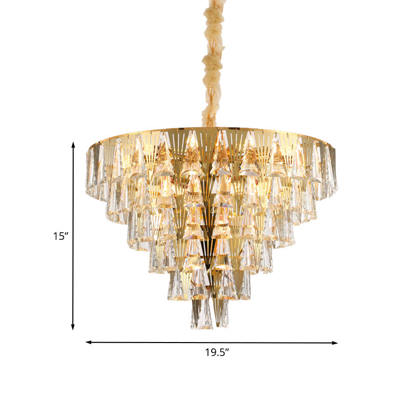 Leia Sparkling 8 - Light Crystal Chandelier - Elegant Ambiance For Your Dining Room