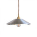 Liam’s Industrial Pendant - Silver Saucer Garage Light