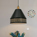 Embrace Industrial Chic With Cutout Detail: The Taper Ceiling Pendant Lamp Black