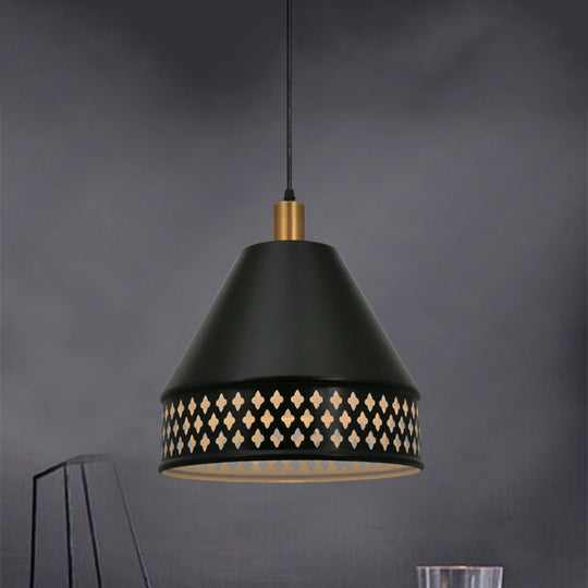 Embrace Industrial Chic With Cutout Detail: The Taper Ceiling Pendant Lamp