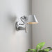 Olivia’s Adjustable Metal Truncated Cone Wall Sconce - Industrial Chic For Bedside Lighting In