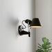 Olivia’s Adjustable Metal Truncated Cone Wall Sconce - Industrial Chic For Bedside Lighting In