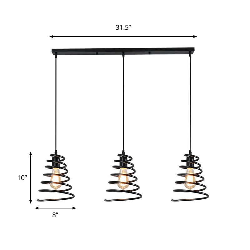 Clara’s Industrial Chic 3 - Light Pendant Light