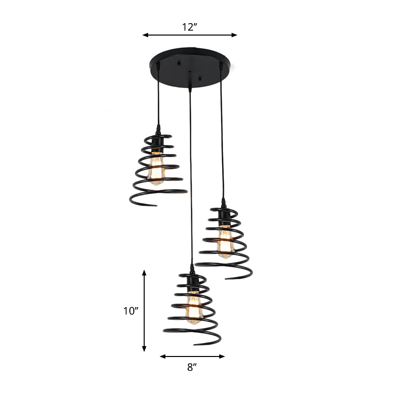 Clara’s Industrial Chic 3 - Light Pendant Light