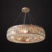 Harmony: Modern Gold Chandelier With Cascading Crystals