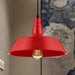 Embrace Industrial Charm And A Pop Of Color: The Red & Green Pendant Light Lighting