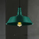 Embrace Industrial Charm And A Pop Of Color: The Red & Green Pendant Light Lighting