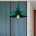 Embrace Industrial Charm And A Pop Of Color: The Red & Green Pendant Light Lighting