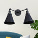 Emerson Wall Sconce: A Retro Touch For Your Restaurant’s Ambiance Black Wall Lamp