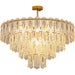 Elegant Post - Modern Glass Chandelier - A Personality Creative High - End Addition For Living