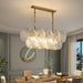 Timeless Postmodern Light Luxury Chandelier - Retro Wrought Iron And Crystal Design Perfect For