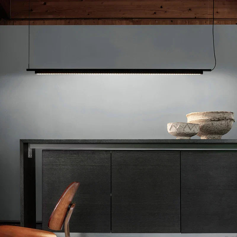 Artistic Led Linear Pendant Lamp - Ideal For Dining Tables Kitchens And Bars Lights