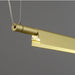 Artistic Led Linear Pendant Lamp - Ideal For Dining Tables Kitchens And Bars Lights