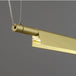 Artistic Led Linear Pendant Lamp - Ideal For Dining Tables Kitchens And Bars Lights