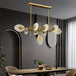 Nordic Post - Modern Light Luxury Glass Art Chandelier - Personalized Elegance For Duplex Buildings