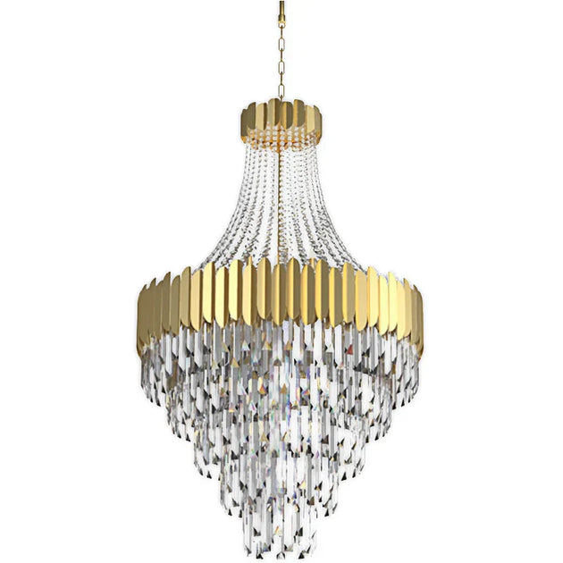 Modern Nordic Crystal Pendant Lights - Light Luxury Elegance For Villas Hotels And Double Staircase