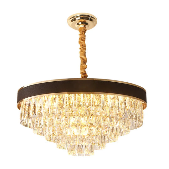 Elegant Black Chandelier - Postmodern Light Luxury For Living Rooms Dining And Bedrooms Chandelier