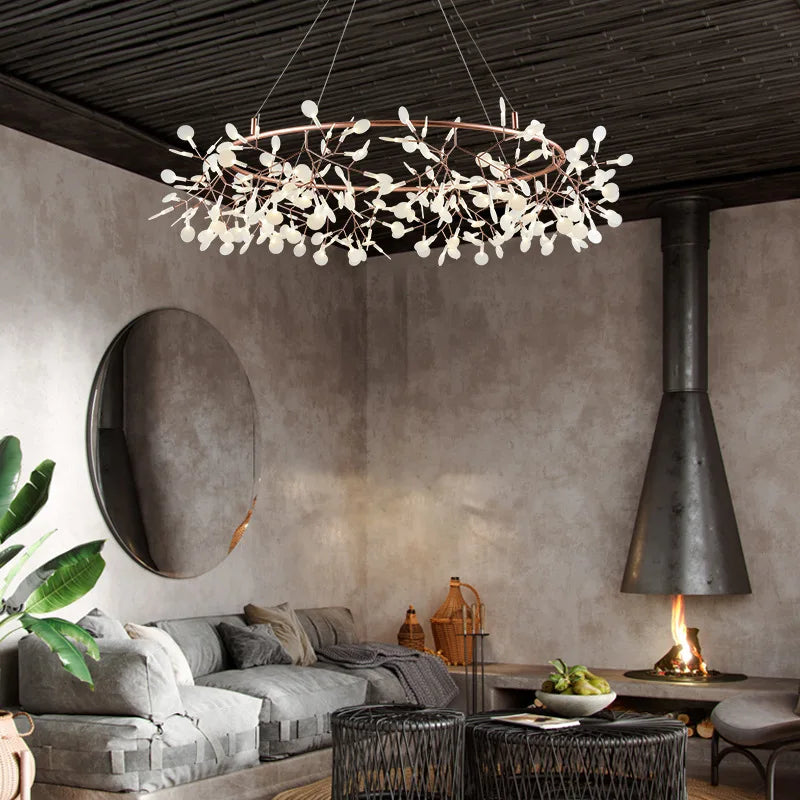 Modern Nordic Chandelier - Artistic Firefly Lamp For Living Room Restaurant And Kitchen Decor