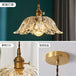 Japanese Glass Pendant Light - Vintage Brass Restaurant And Bar Lighting Lights