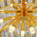 Led Stainless Steel Golden Post - Modern Chandelier - Light Luxury Crystal Elegance For Living