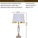 Sarok Modern Crystal Table Lamp - White Luxury Led Desk For Home And Office Decor