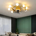 Nordic Art Chandelier Ceiling Fan Without Blades Bedroom Lamp Fans With Lights Decorative Led Lamps