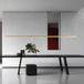 Artistic Led Linear Pendant Lamp - Ideal For Dining Tables Kitchens And Bars Lights