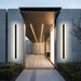 Sleek Outdoor Waterproof Long Strip Wall Lamps - Modern Elegance For Creative Villas Courtyards And