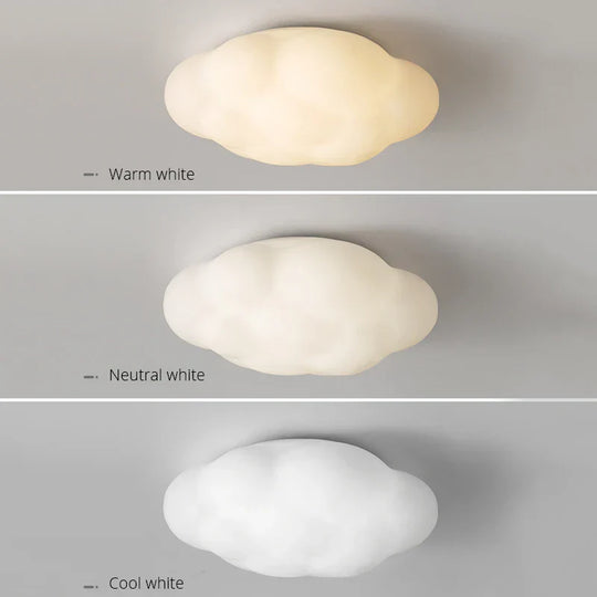 Clouds Ceiling Light - Perfect For Dining Room Children’s Bedroom Hall White Led Chandelier