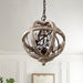 Astra - Retro Solid Wood Led Hanging Chandelier Pendant Light