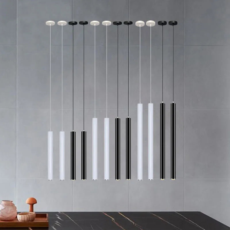 Ella’s Nordic Long Tube Pendant Lights