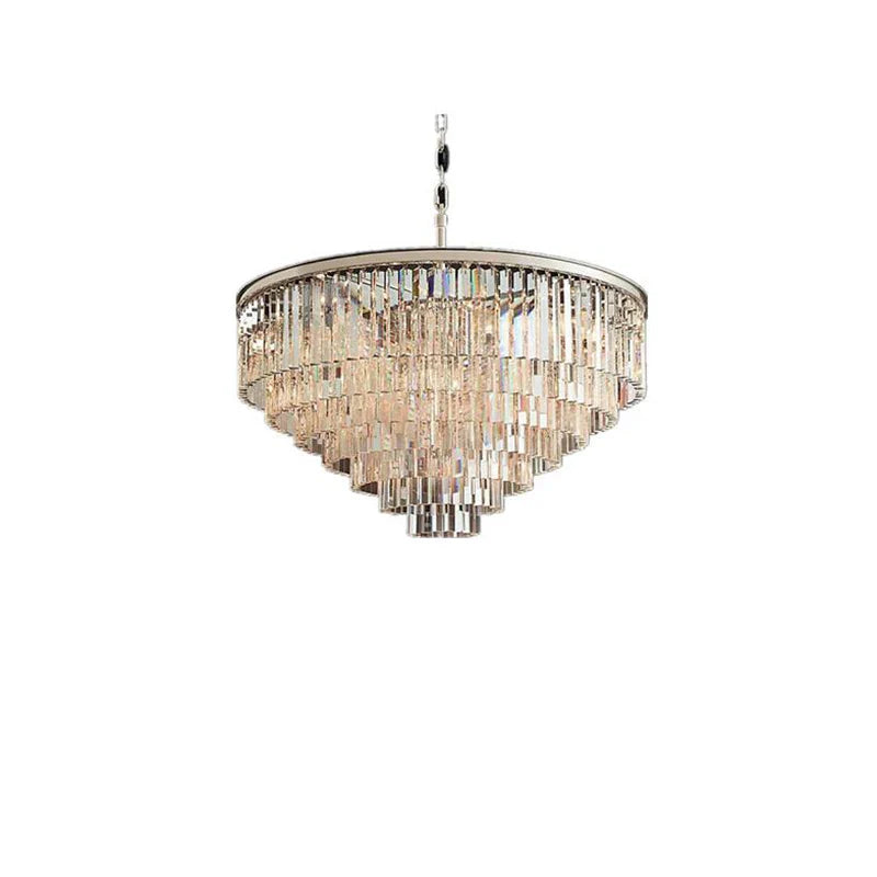 Elegant Nordic Postmodern Crystal Chandeliers - Luxury Round Lighting For Villas Homes Restaurants