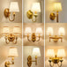 Grace - Vintage Lamp American Rural Retro Decoration Lamps And Bedroom E14 Bulb Corridor Of The