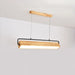 Nordic Wood Pendant Lights - Contemporary Led Lamps For Dining Living Room Kitchen Office Shop Bar