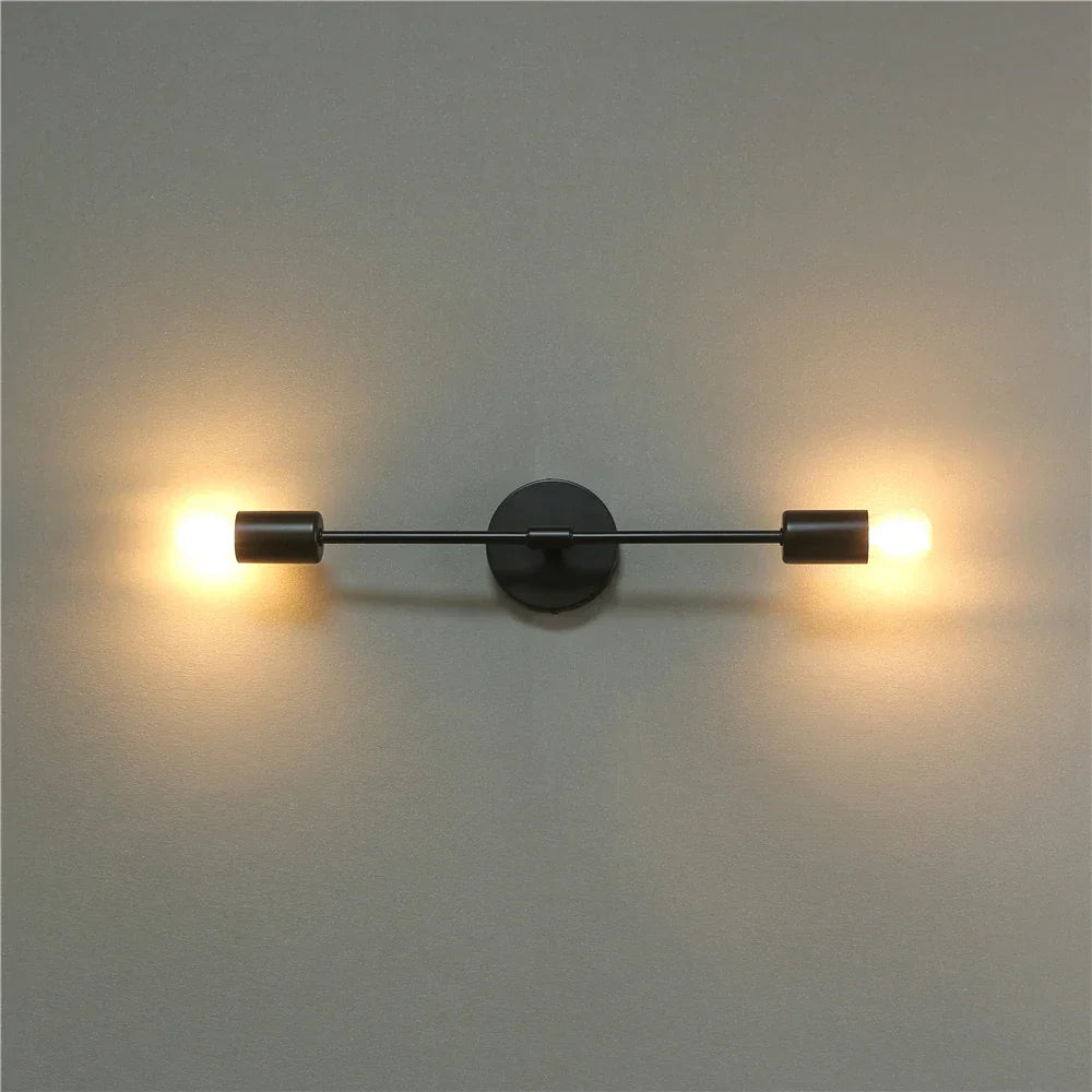 Modern Iron Double Head Wall Lamps - Stylish Led Lights For Aisle Living Room And More Wall Lamp