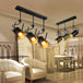 Vintage Loft Industrial Pendant Light - American Style Spotlight Led Lamp For Restaurant Cafe And