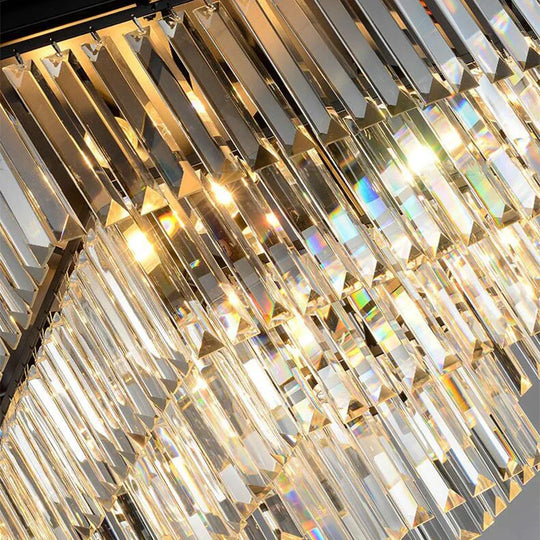 Elegant Nordic Postmodern Crystal Chandeliers - Luxury Round Lighting For Villas Homes Restaurants