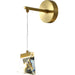 Amelia - Postmodern Light Luxury Brass Crystal Bedroom Warm Bedside Wall Lamp Creative Led Living