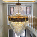 Modern Nordic Crystal Pendant Lights - Light Luxury Elegance For Villas Hotels And Double Staircase