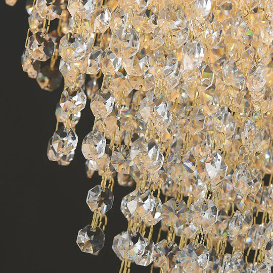 Modern Crystal Chandelier - Artful Elegance For Living And Dining Spaces Chandelier