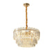 Modern Crystal Led Pendant Lights - Gold Elegance For Living Rooms Kitchens Dining And Bedrooms In