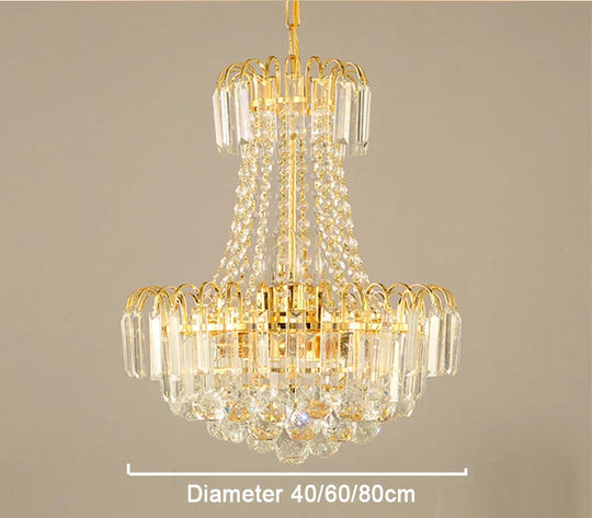 60Cm Lustres Chandeliers - Elegant Home Decor For Living Rooms Dining And Restaurants Chandelier