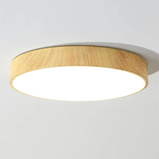 Ultra - Thin Wood Grain Led Ceiling Light - Modern Lighting Fixture Ceiling Light